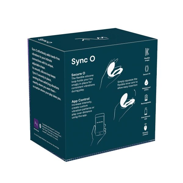 Смарт-вибратор для пар We-Vibe Sync O Velvet , пульт ДУ