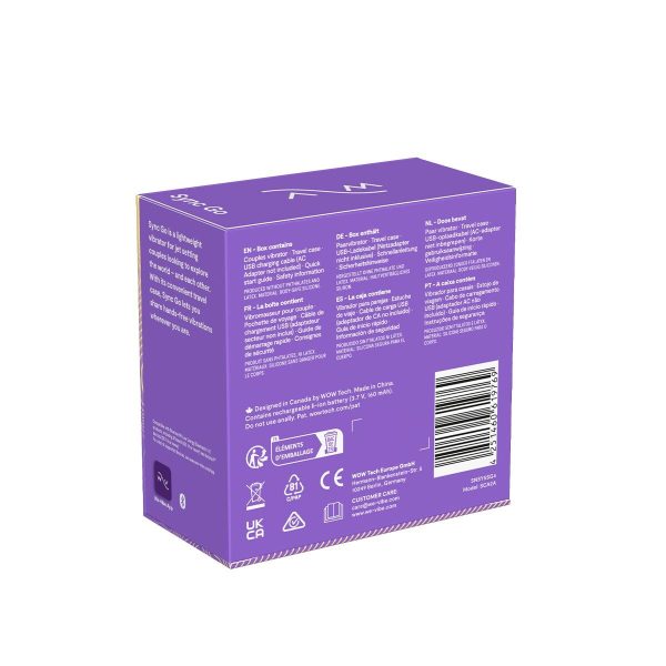 Смарт-вибратор для пар We-Vibe Sync GO Light тревел-кейс