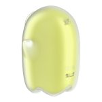 Вакуумный клиторальный стимулятор с вибрацией Satisfyer Glowing Ghost светится в темноте