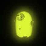 Вакуумный клиторальный стимулятор с вибрацией Satisfyer Glowing Ghost светится в темноте