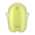Вакуумный клиторальный стимулятор с вибрацией Satisfyer Glowing Ghost светится в темноте