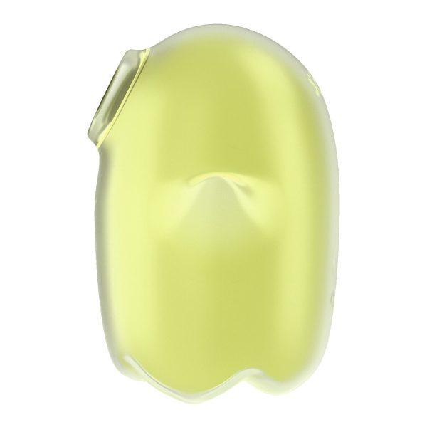 Вакуумный клиторальный стимулятор с вибрацией Satisfyer Glowing Ghost светится в темноте