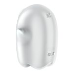 Вакуумный клиторальный стимулятор с вибрацией Satisfyer Glowing Ghost светится в темноте