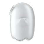 Вакуумный клиторальный стимулятор с вибрацией Satisfyer Glowing Ghost светится в темноте