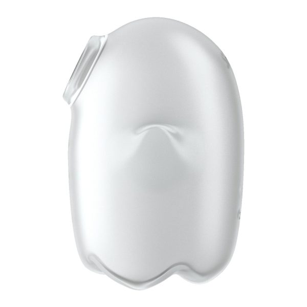 Вакуумный клиторальный стимулятор с вибрацией Satisfyer Glowing Ghost светится в темноте