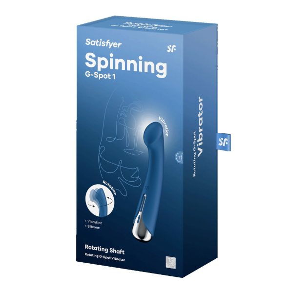 Вібратор з ротацією Satisfyer Spinning G-Spot 1 плоский майданчик для стимуляції точки G