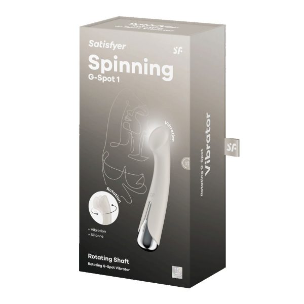 Вібратор з ротацією Satisfyer Spinning G-Spot 1 плоский майданчик для стимуляції точки G