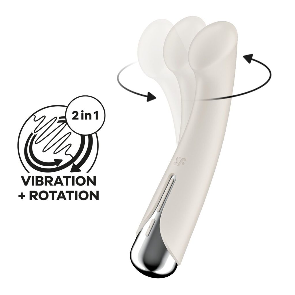 Вібратор з ротацією Satisfyer Spinning G-Spot 1 плоский майданчик для стимуляції точки G
