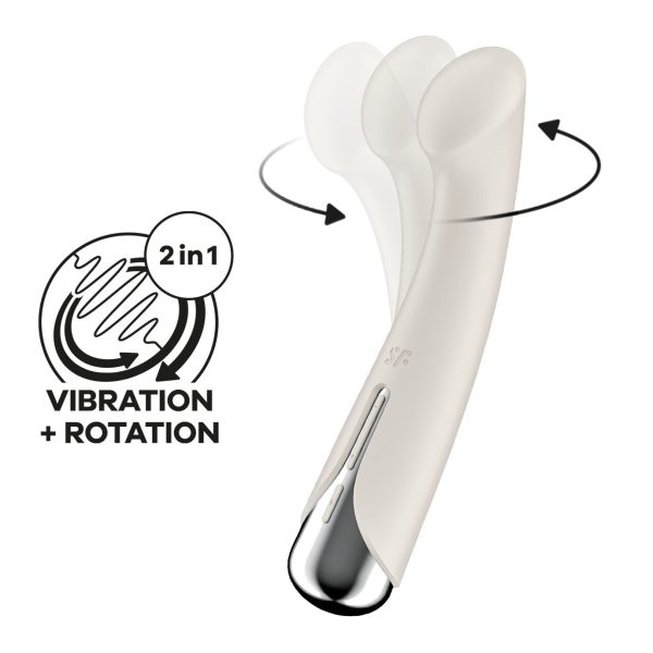 Вібратор з ротацією Satisfyer Spinning G-Spot 1 плоский майданчик для стимуляції точки G