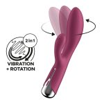 Вібратор-кролик з ротацією Satisfyer Spinning Rabbit 1 3 мотори