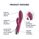 Вібратор-кролик з ротацією Satisfyer Spinning Rabbit 1 3 мотори