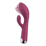 Вібратор-кролик з ротацією Satisfyer Spinning Rabbit 1 3 мотори