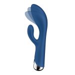 Вібратор-кролик з ротацією Satisfyer Spinning Rabbit 1 3 мотори