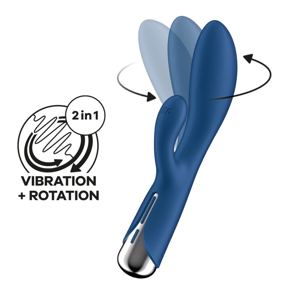 Вибратор-кролик с ротацией Satisfyer Spinning Rabbit 1 3 мотора