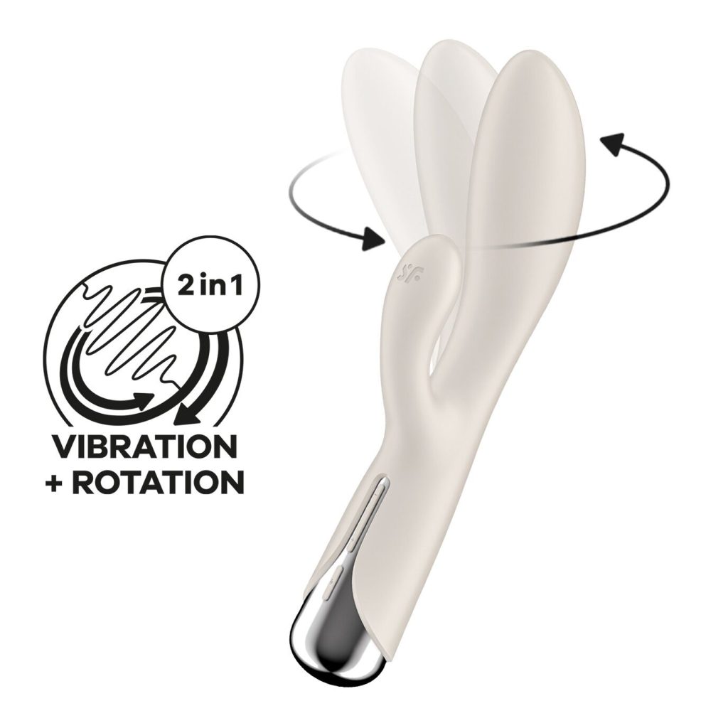 Вибратор-кролик с ротацией Satisfyer Spinning Rabbit 1 , 3 мотора