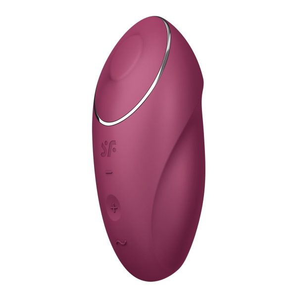 Вібростимулятор-пульсатор Satisfyer Tap & Climax 1 ефект постукування пальцем, 2 мотори
