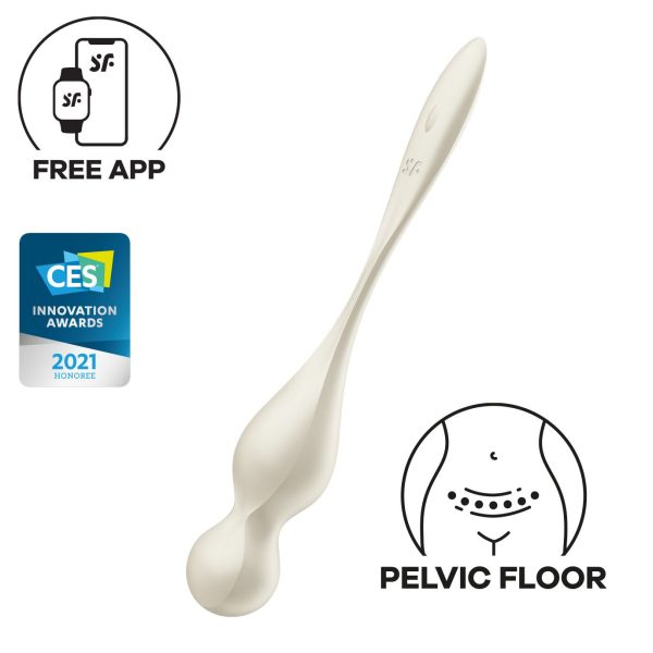 Вагинальные смарт-шарики с вибрацией Satisfyer Love Birds 1 Connect App 78 г