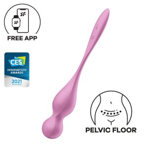 Вагінальні смарт-кульки з вібрацією Satisfyer Love Birds 1 Connect App 78 г