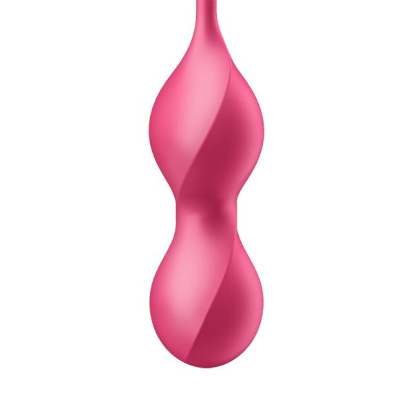 Вагинальные смарт-шарики с вибрацией Satisfyer Love Birds 2 Connect App 86 г, пульт ДУ