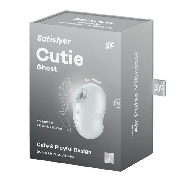 Вакуумний кліторальний стимулятор з вібрацією Satisfyer Cutie Ghost