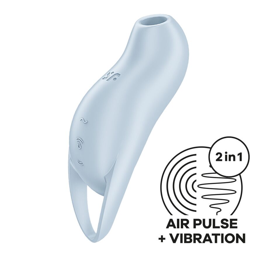 Вакуумный клиторальный стимулятор с вибрацией Satisfyer Pocket Pro 1