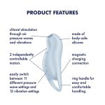 Вакуумний кліторальний стимулятор з вібрацією Satisfyer Pocket Pro 1