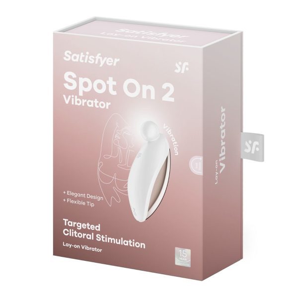 Вибратор для наружной стимуляции Satisfyer Spot On 2 очень мощный, гибкий отросток