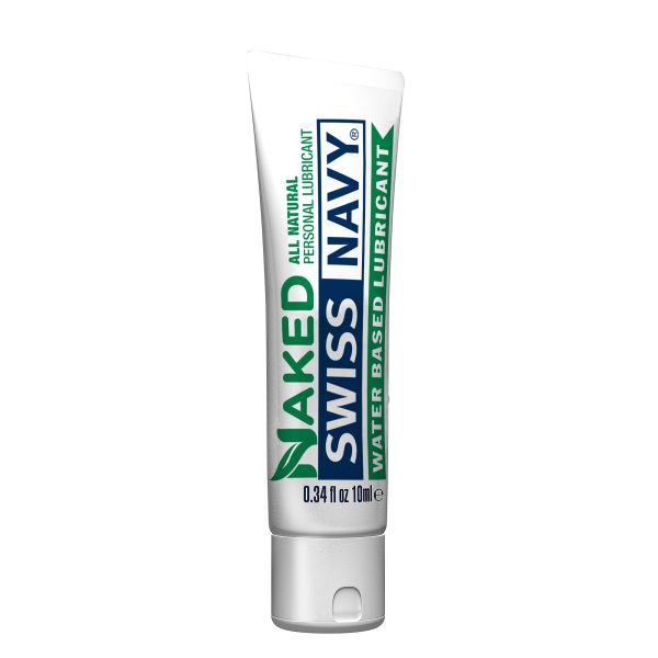 Лубрикант на водной основе Swiss Navy NAKED All Natural, 10 мл, для чувствительной кожи