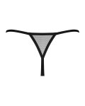 Трусики-стрінги Obsessive Novenes crotchless thong, сітка, стрепи