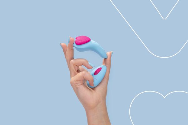 Вібратор у трусики FairyGasm HeartGem на магніті, пульт ДК