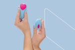 Вібратор у трусики FairyGasm HeartGem на магніті, пульт ДК
