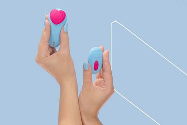 Вібратор у трусики FairyGasm HeartGem на магніті, пульт ДК