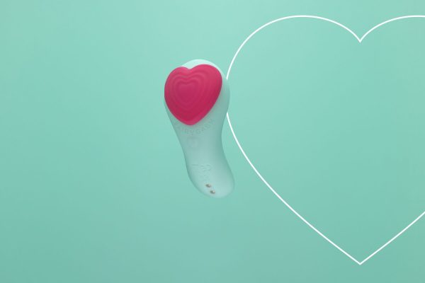 Вібратор у трусики FairyGasm HeartGem на магніті, пульт ДК