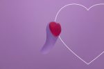 Вібратор у трусики FairyGasm HeartGem на магніті, пульт ДК