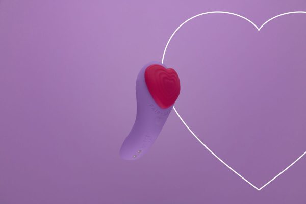 Вібратор у трусики FairyGasm HeartGem на магніті, пульт ДК