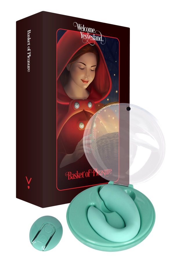 Вібратор для пар FairyGasm PleasureBerry зарядний кейс, пульт ДК
