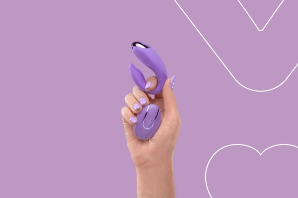 Вібратор для пар FairyGasm PleasureBerry зарядний кейс, пульт ДК