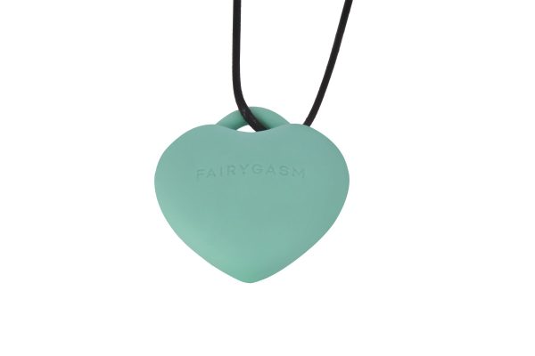 Мінівібратор «Сердечко» FairyGasm PleasureStone 9 режимів, на шнурку