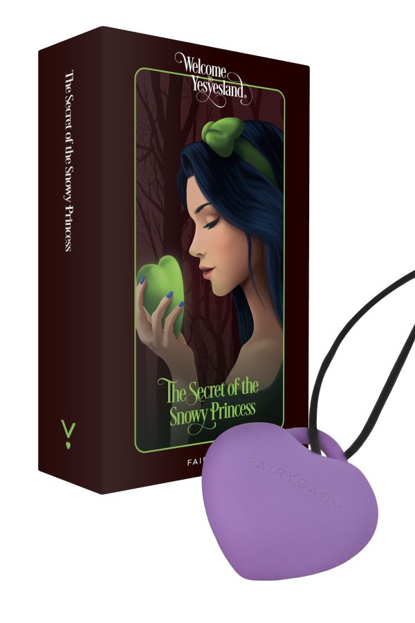 Мінівібратор «Сердечко» FairyGasm PleasureStone 9 режимів, на шнурку