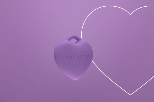 Мінівібратор «Сердечко» FairyGasm PleasureStone 9 режимів, на шнурку