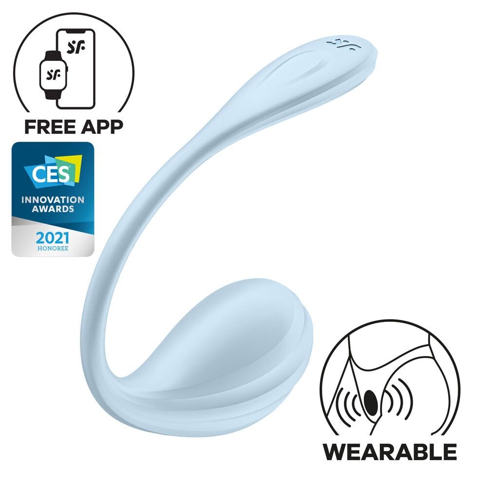 Смарт-віброяйце Satisfyer Smooth Petal Connect App Light