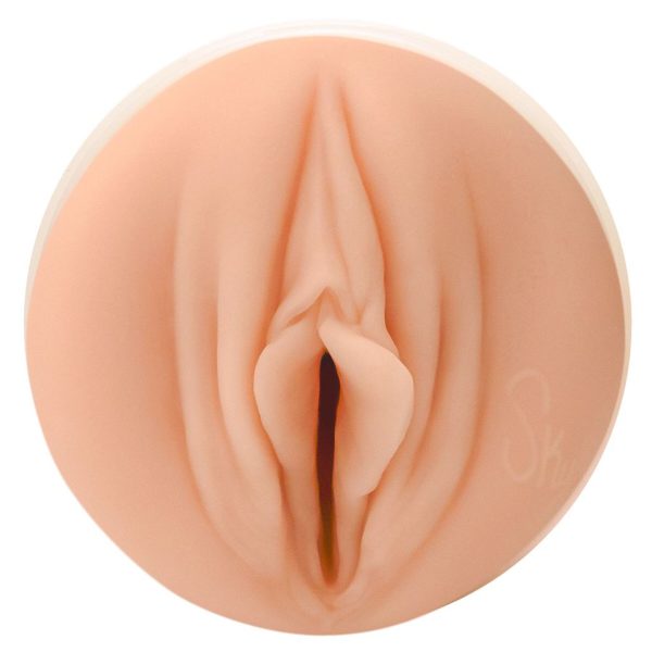 Мастурбатор Fleshlight Girls: Sky Bri Celestial, со слепка вульвы модели, очень нежный