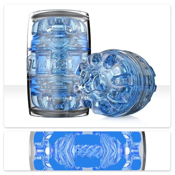 Мастурбатор Fleshlight Quickshot Turbo Ice, компактний, чудово для пар і мінету
