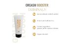 Возбуждающий гель для клитора Driminals Golden Touch Orgasm Booster, 30 мл, разогрев и покалывание