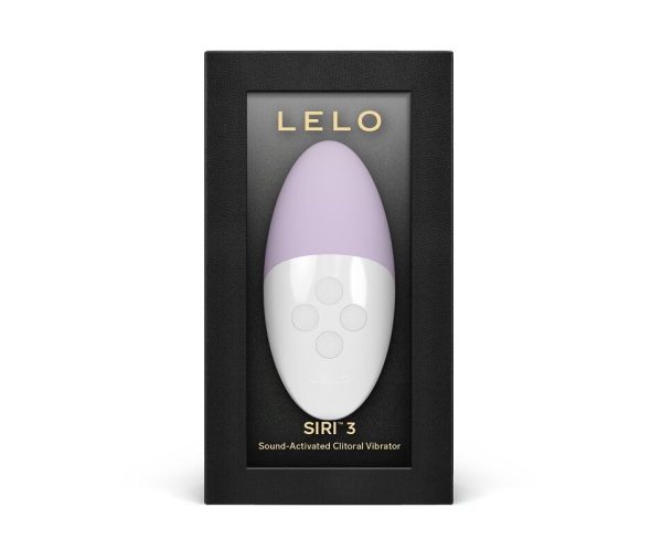Музыкальный вибратор для клитора LELO SIRI 3 Calm Lavender, вибрации в ритме звуков без смартфона