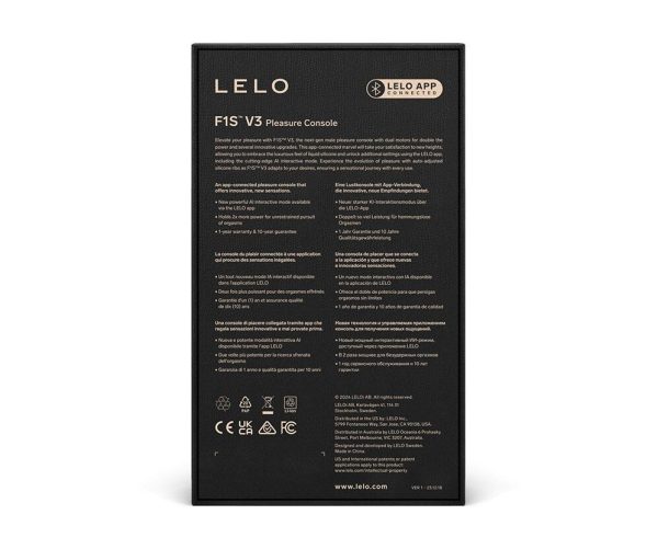Смарт-мастурбатор LELO F1S V3 2 мотора, 8 режимов, стимуляция звуковыми волнами