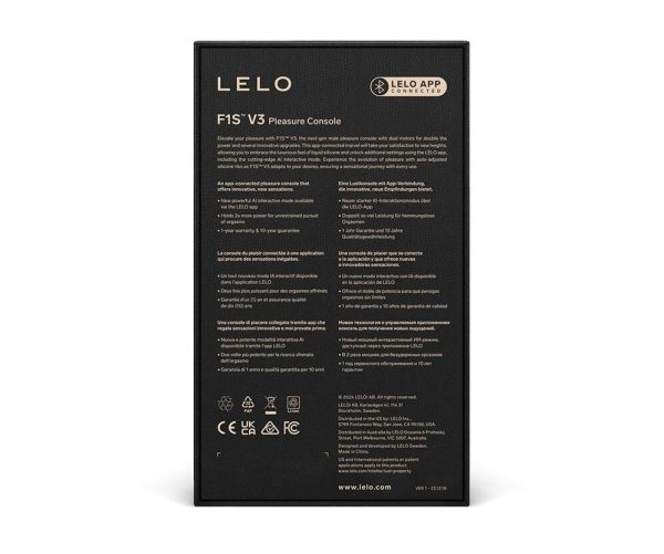 Смарт-мастурбатор LELO F1S V3 2 мотора, 8 режимов, стимуляция звуковыми волнами