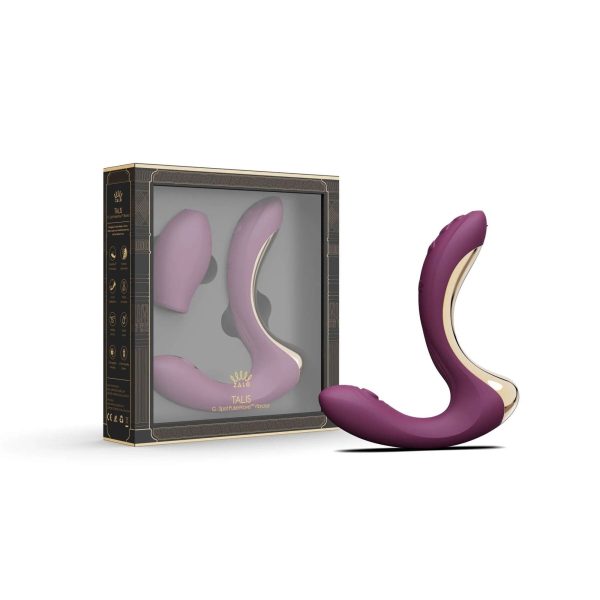 Вибратор-пульсатор с вакуумной насадкой Zalo – Talis G-Spot PulseWave Vibrator Velvet