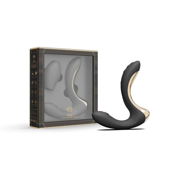Вібратор-пульсатор з вакуумною насадкою Zalo – Talis G-Spot PulseWave Vibrator Obsidian