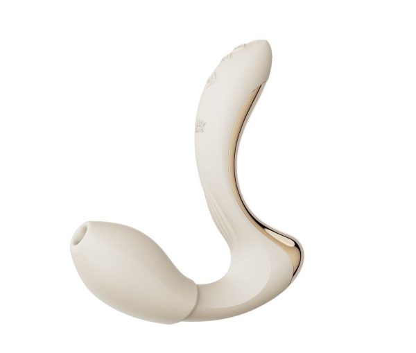 Вібратор-пульсатор з вакуумною насадкою Zalo – Talis G-Spot PulseWave Vibrator Ivory